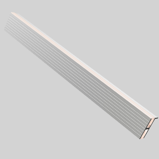 Back Edge LED Aluminum Profile 12V/24V